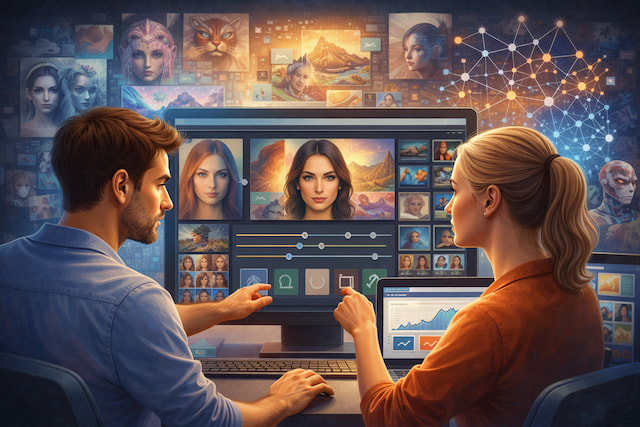 יצירת תמונה חזותית